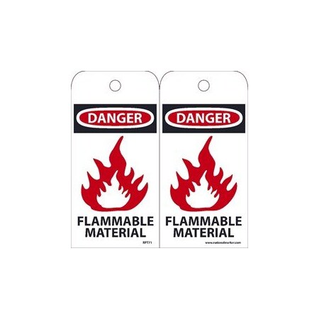 Nmc TAGS, DANGER FLAMMABLE RPT71